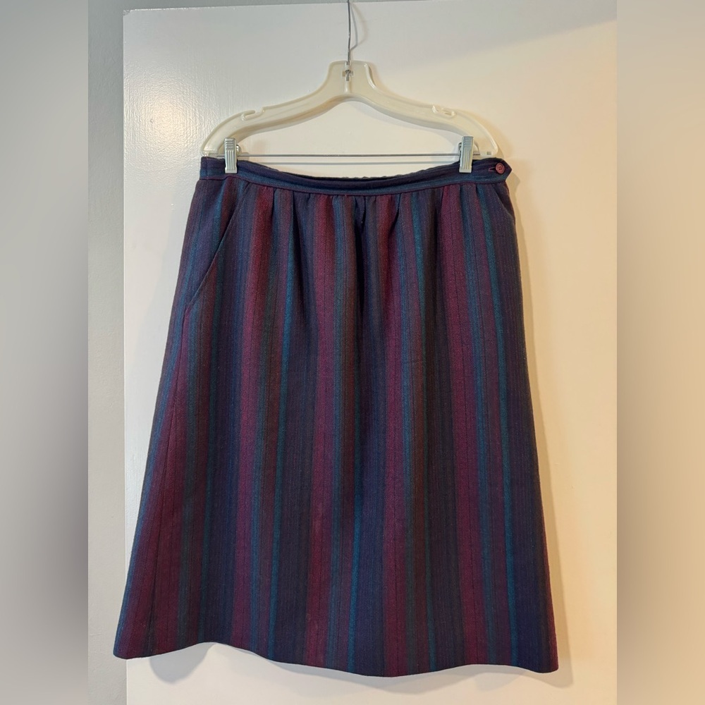 Evan Picone vintage The Classic Woman wool suit jacket and midi skirt 1970s/80s - Picture 6 of 12